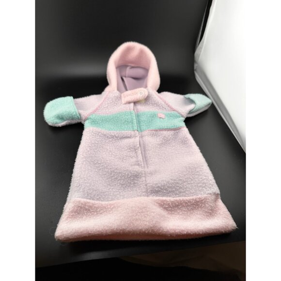 Cabbage Patch Kids Beans Bottom Babies Fleece Sleep Sack Purple 1980s Vtg Coleco - Picture 1 of 11